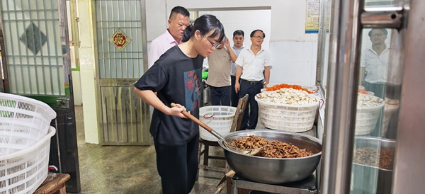 宿松县教育局督查陈汉乡中心小学开学工作.jpg